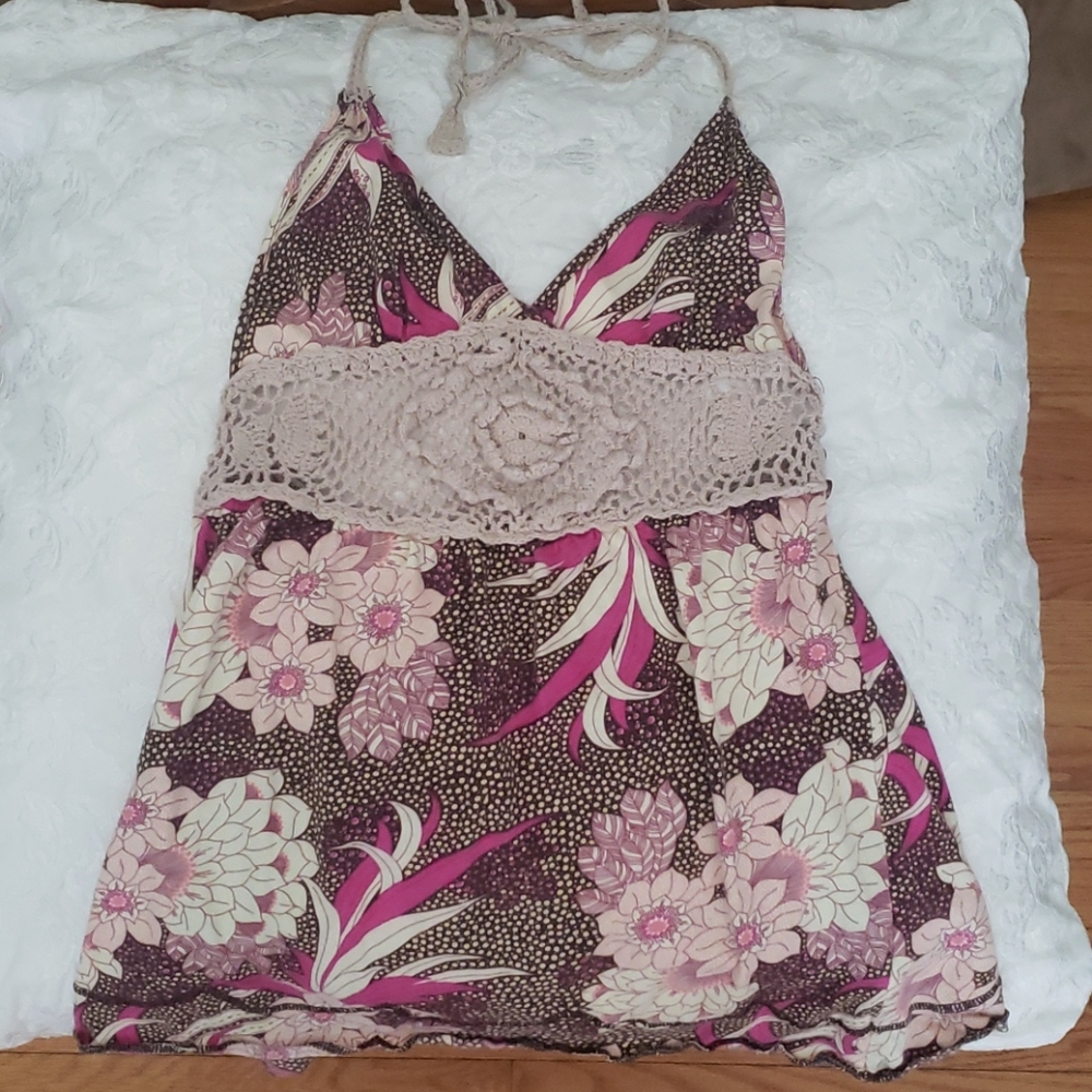 Free People halter tie top